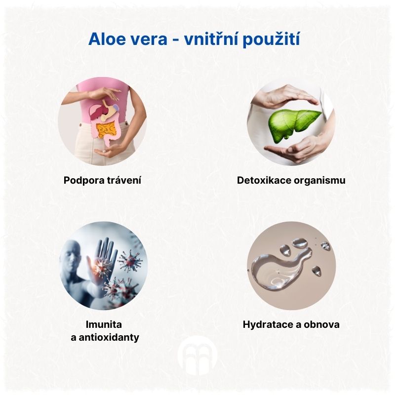 Aloe vera - vnitřní použití
